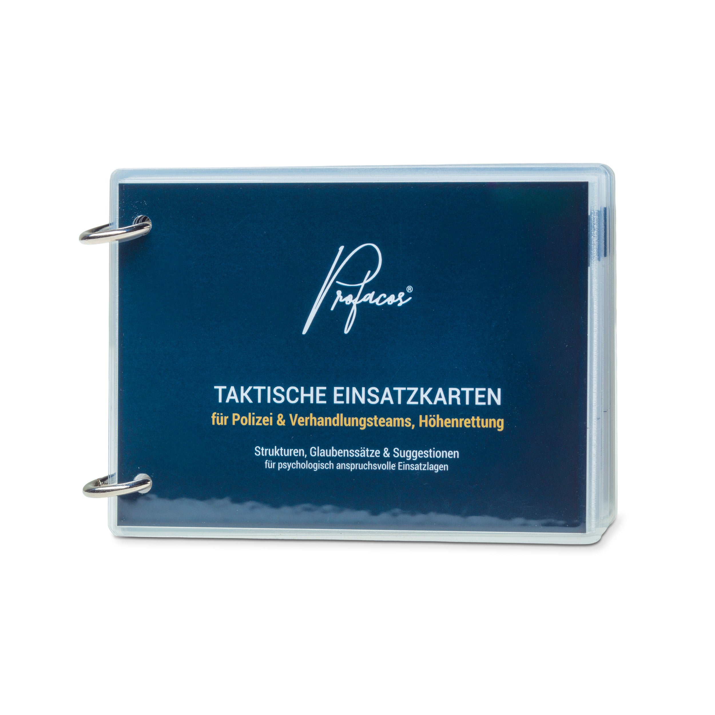 Taktische Einsatzkarten – A6 Querformat, 44 Seiten, laminiert