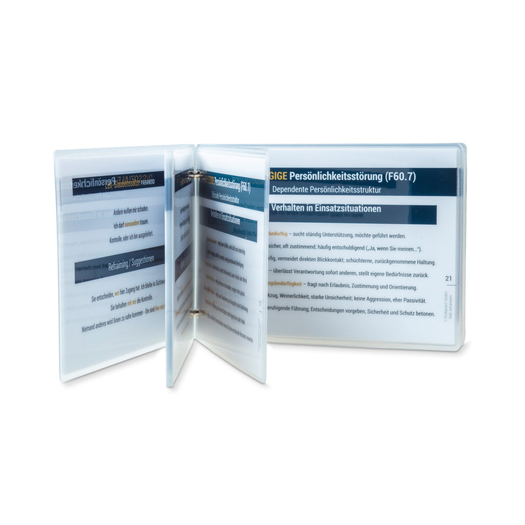 Taktische Einsatzkarten – A6 Querformat, 44 Seiten, laminiert